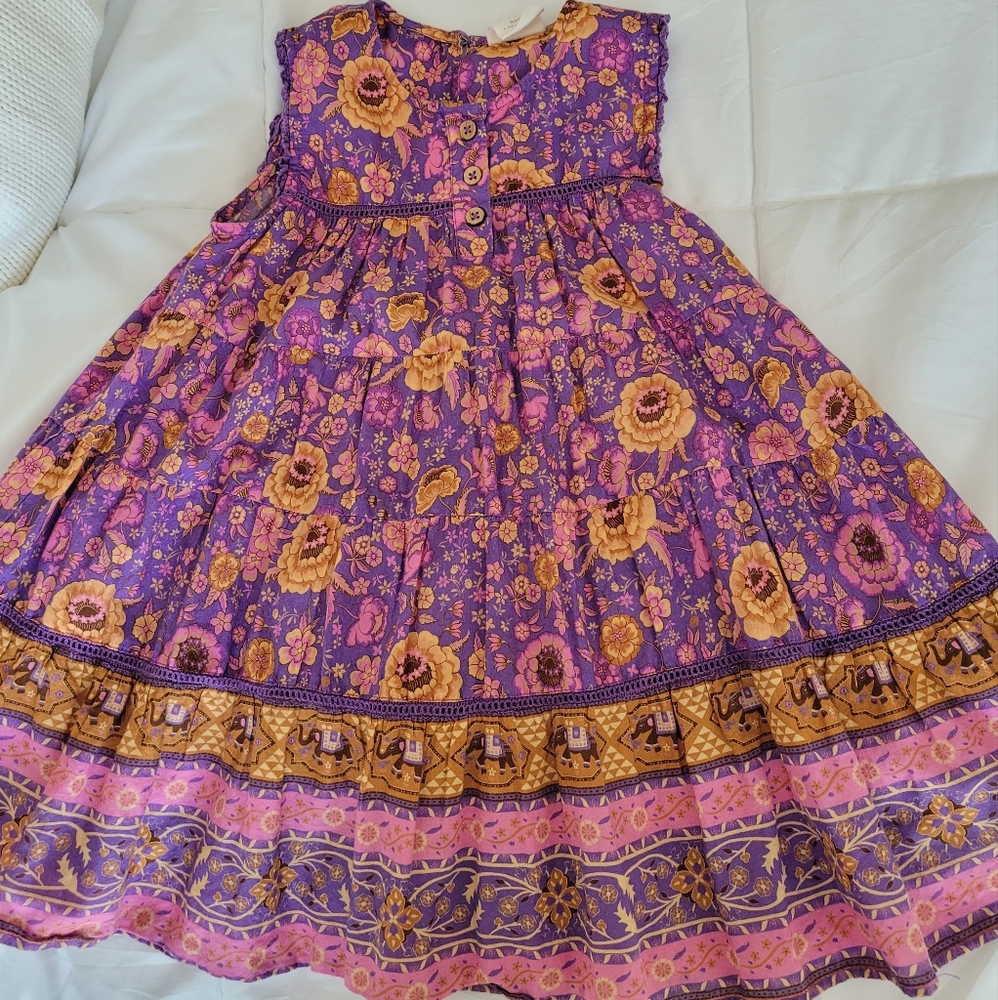 Sold- EUC Little Spell Zahara dress 5Y